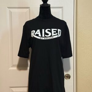 Raised By Wolves Black Short Sleeve Tee